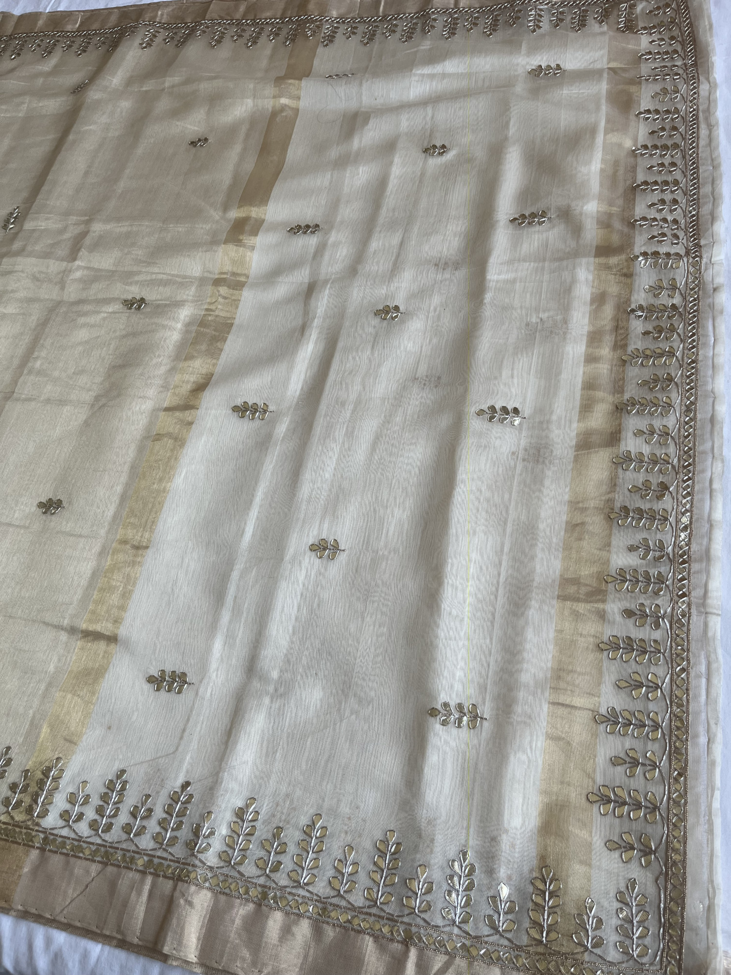 Gota Patti Chanderi handloom saree