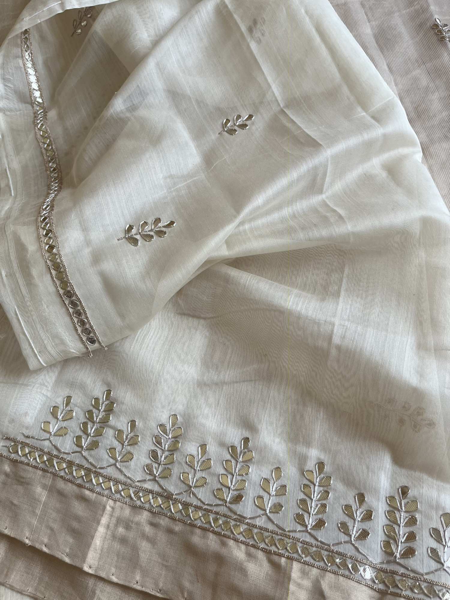 Gota Patti Chanderi handloom saree