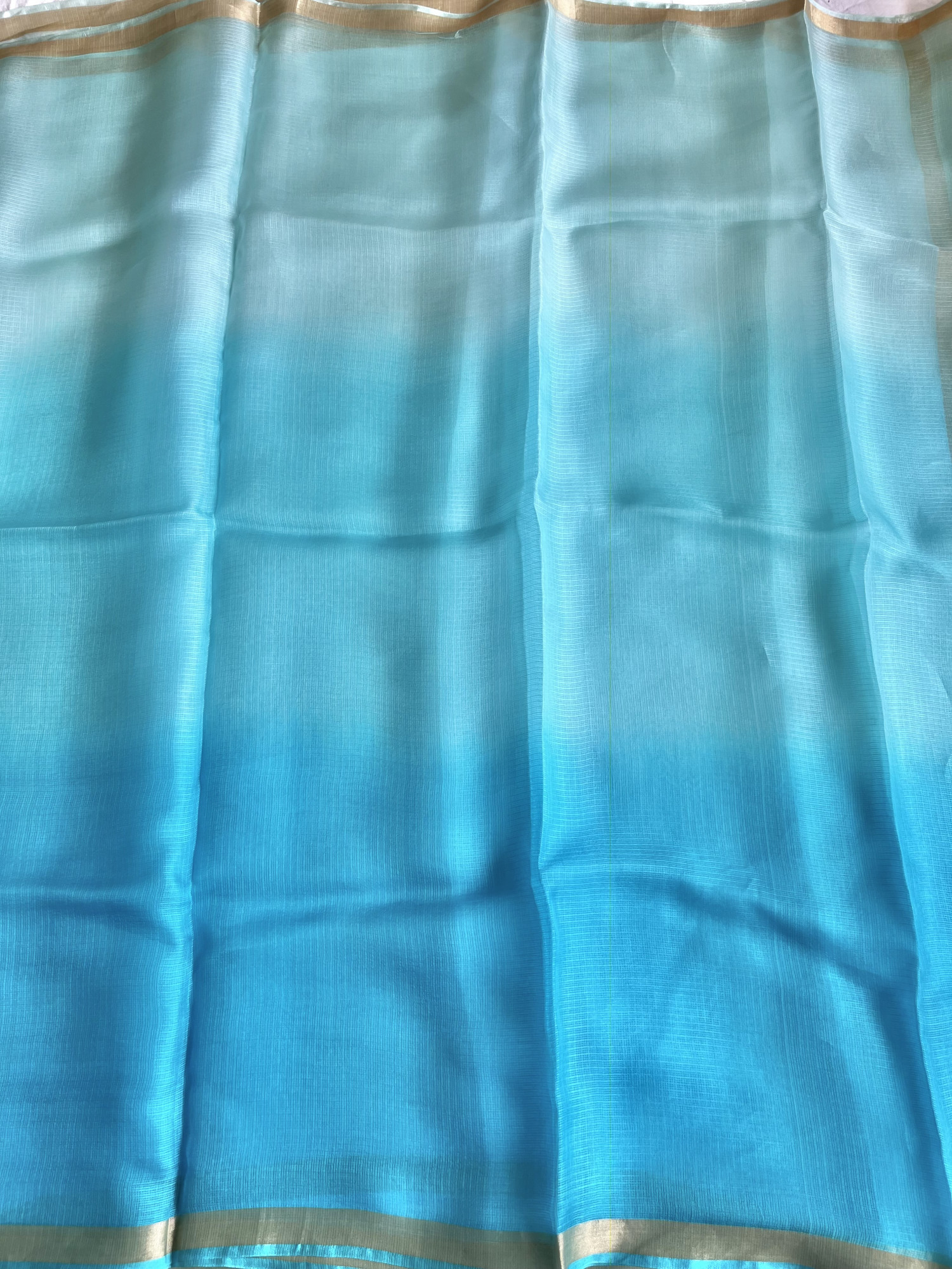 Kota silk saree with Banarasi brocade blouse fabric