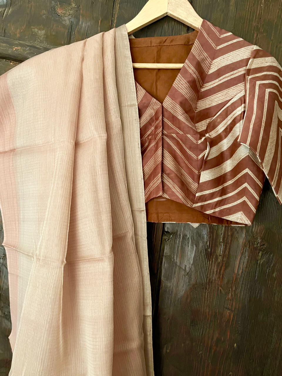 Kota Doria organza handloom saree