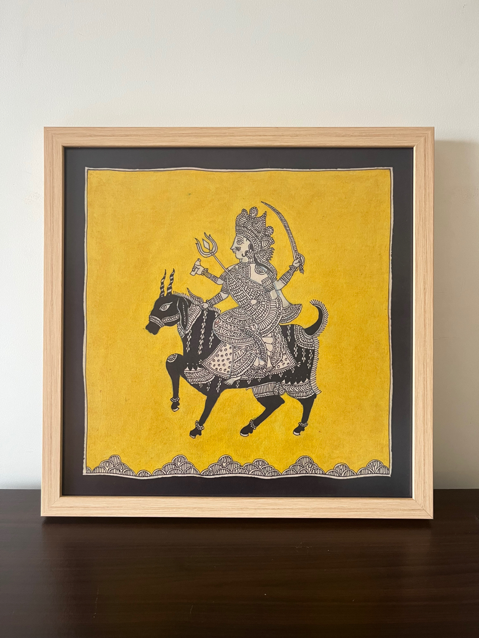 Mata-ni-Pachedi painting Meldi Mata