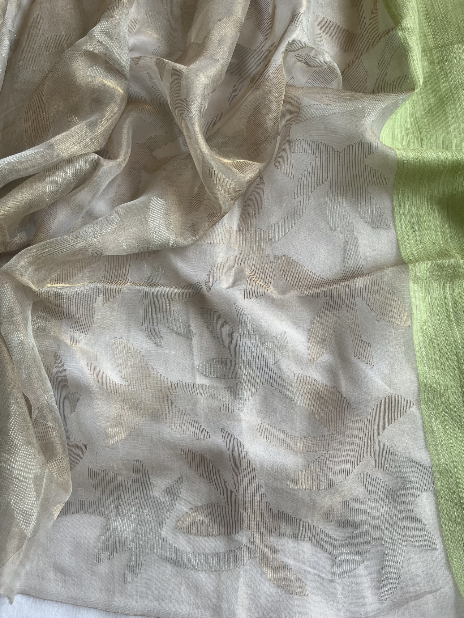 ByLoom Matka silk and tissue handloom saree