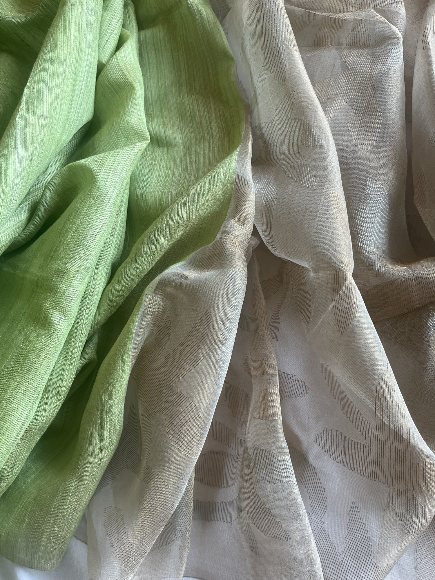 ByLoom Matka silk and tissue handloom saree