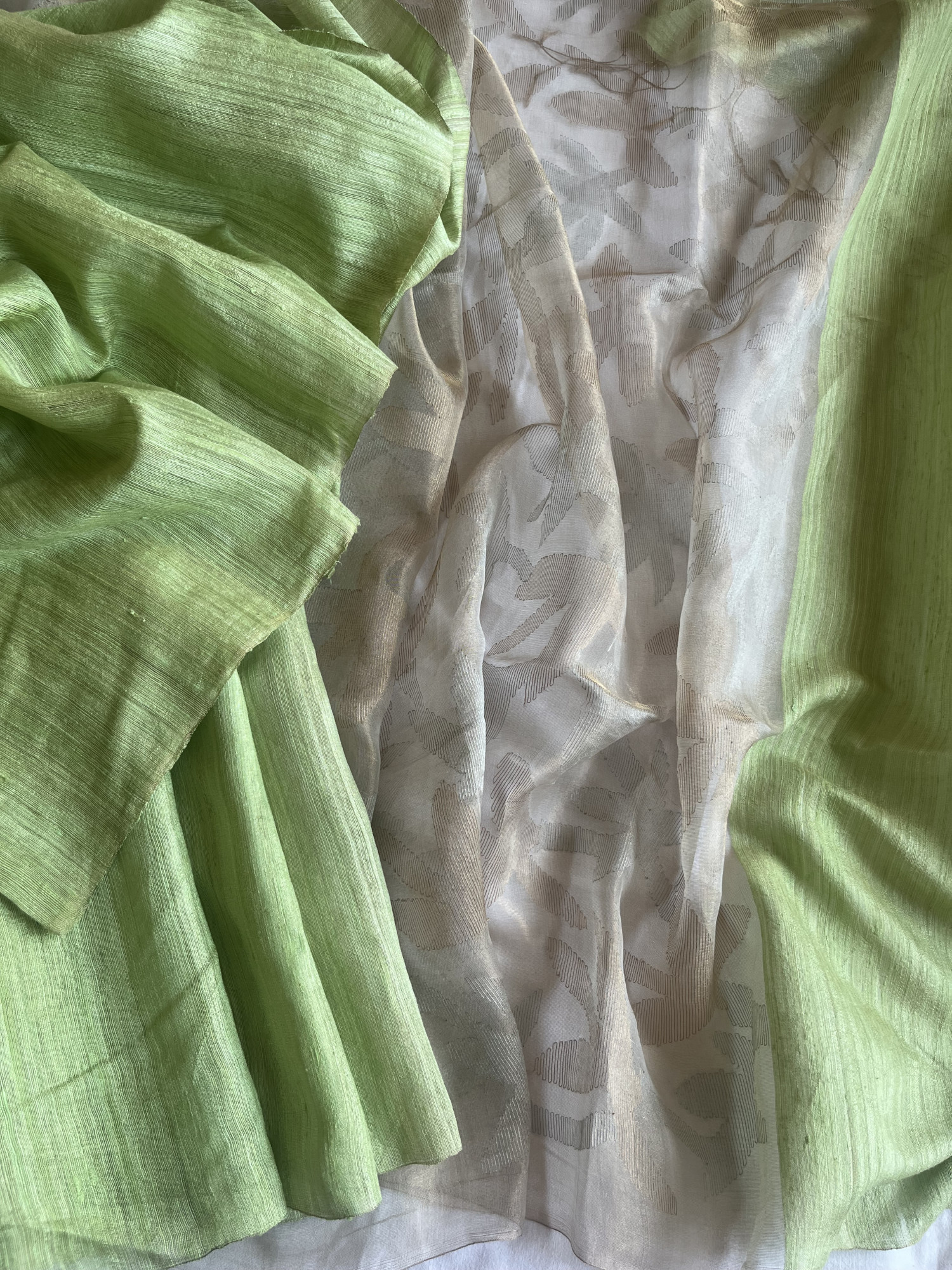 ByLoom Matka silk and tissue handloom saree