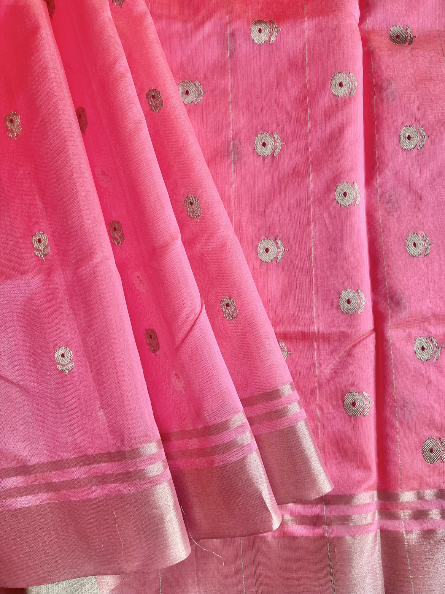 Chanderi Katan silk saree