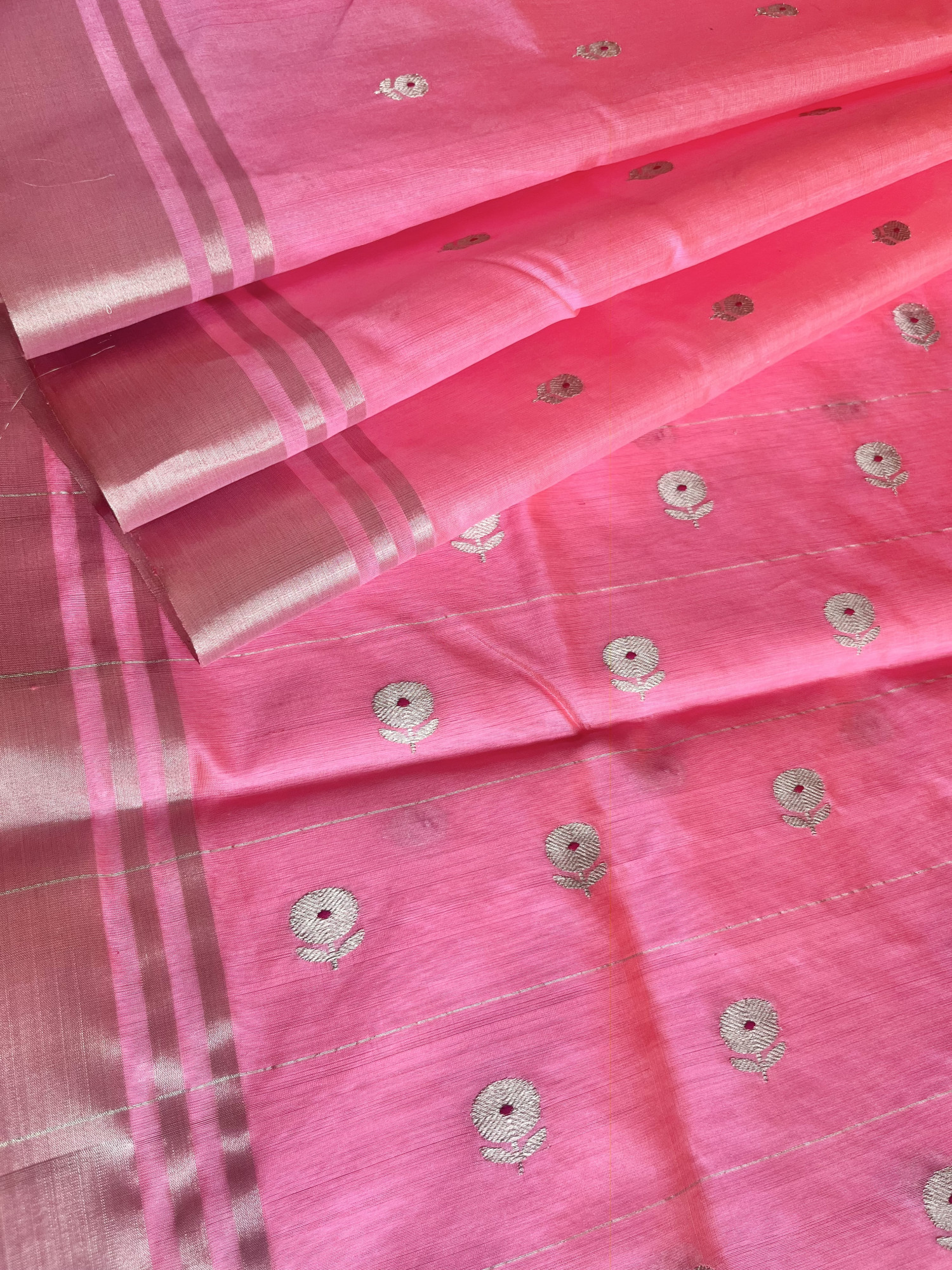 Chanderi Katan silk saree
