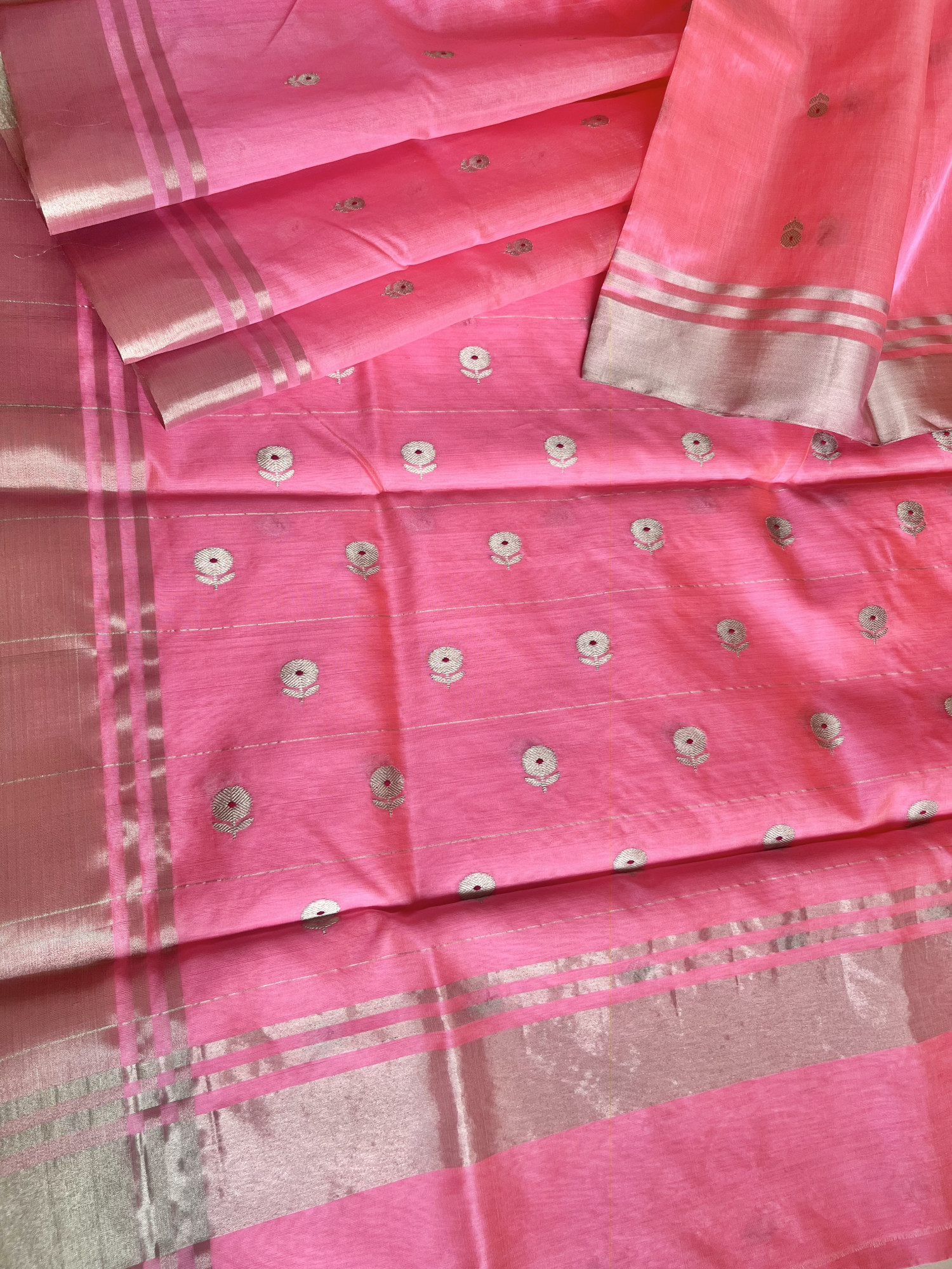 Chanderi Katan silk saree
