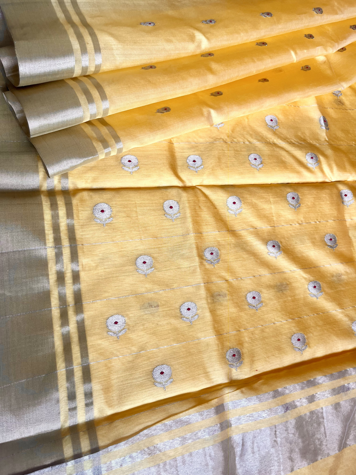 Chanderi Katan silk saree