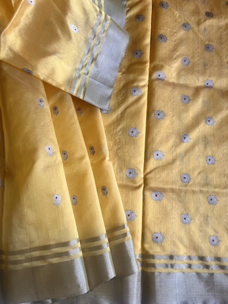 Image of Chanderi Katan silk saree