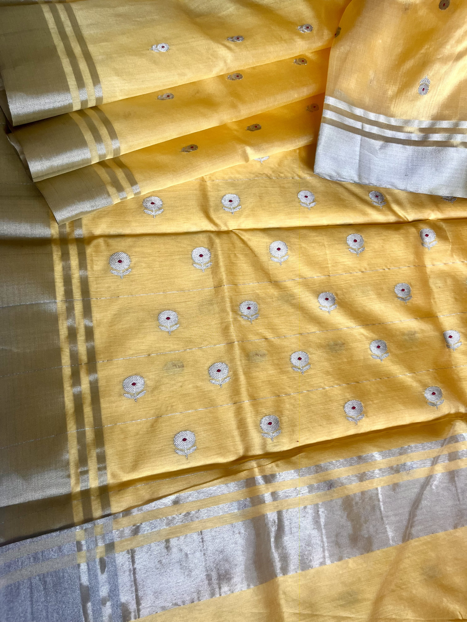 Chanderi Katan silk saree