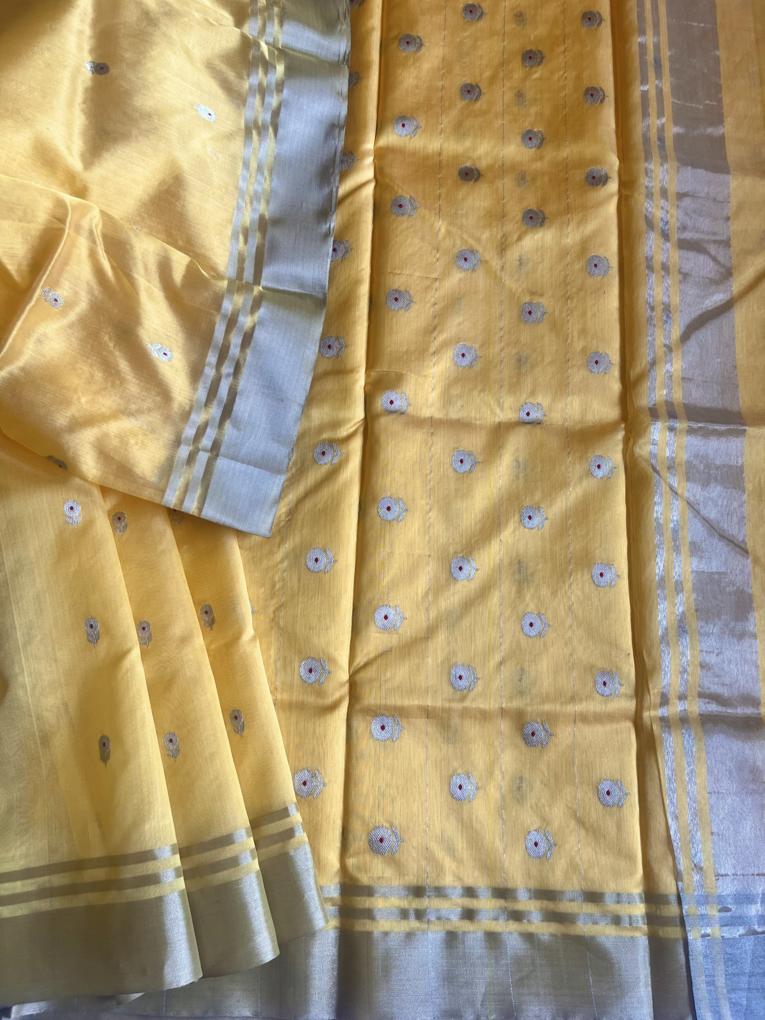 Chanderi Katan silk saree