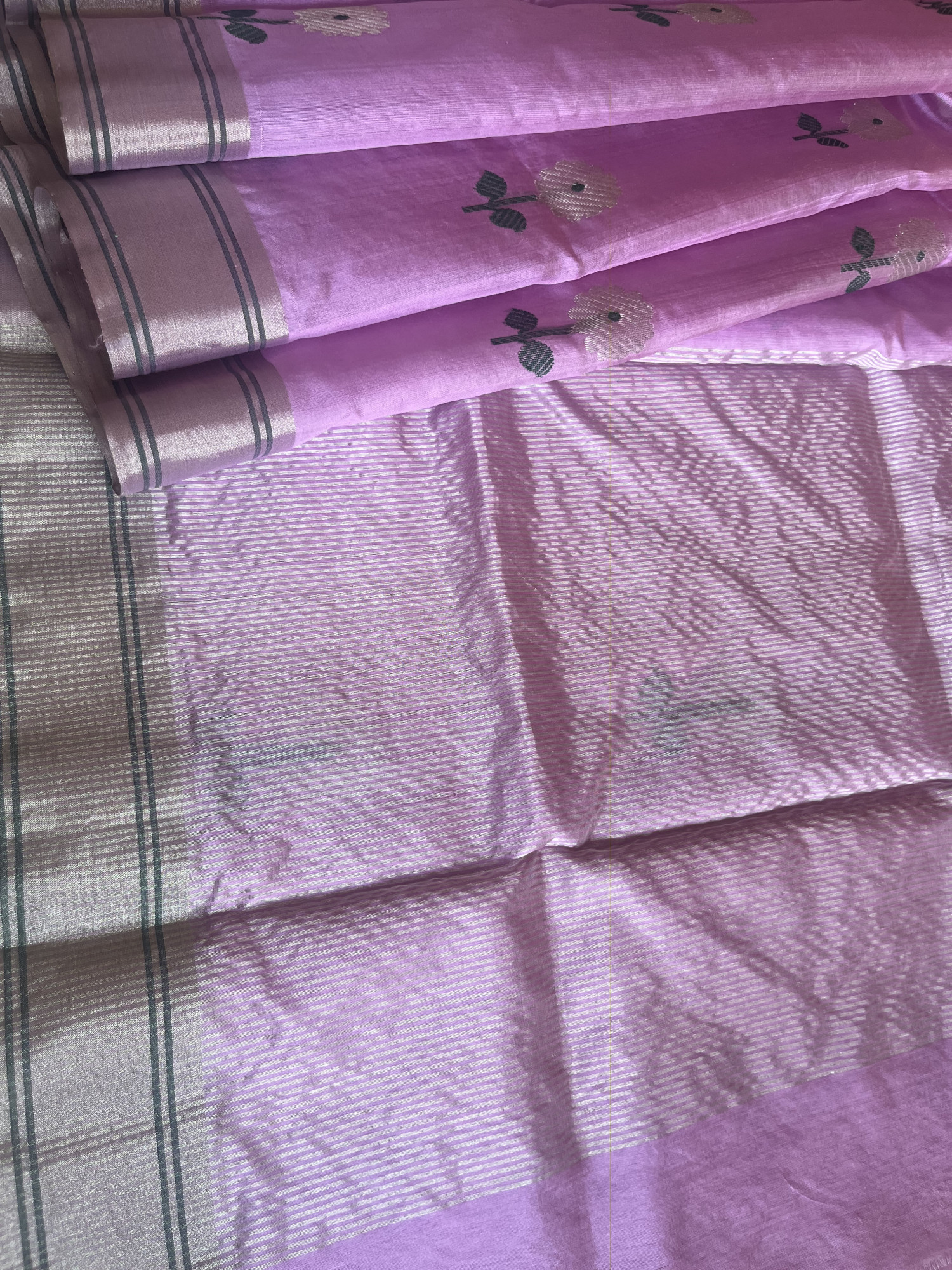Chanderi Katan silk saree