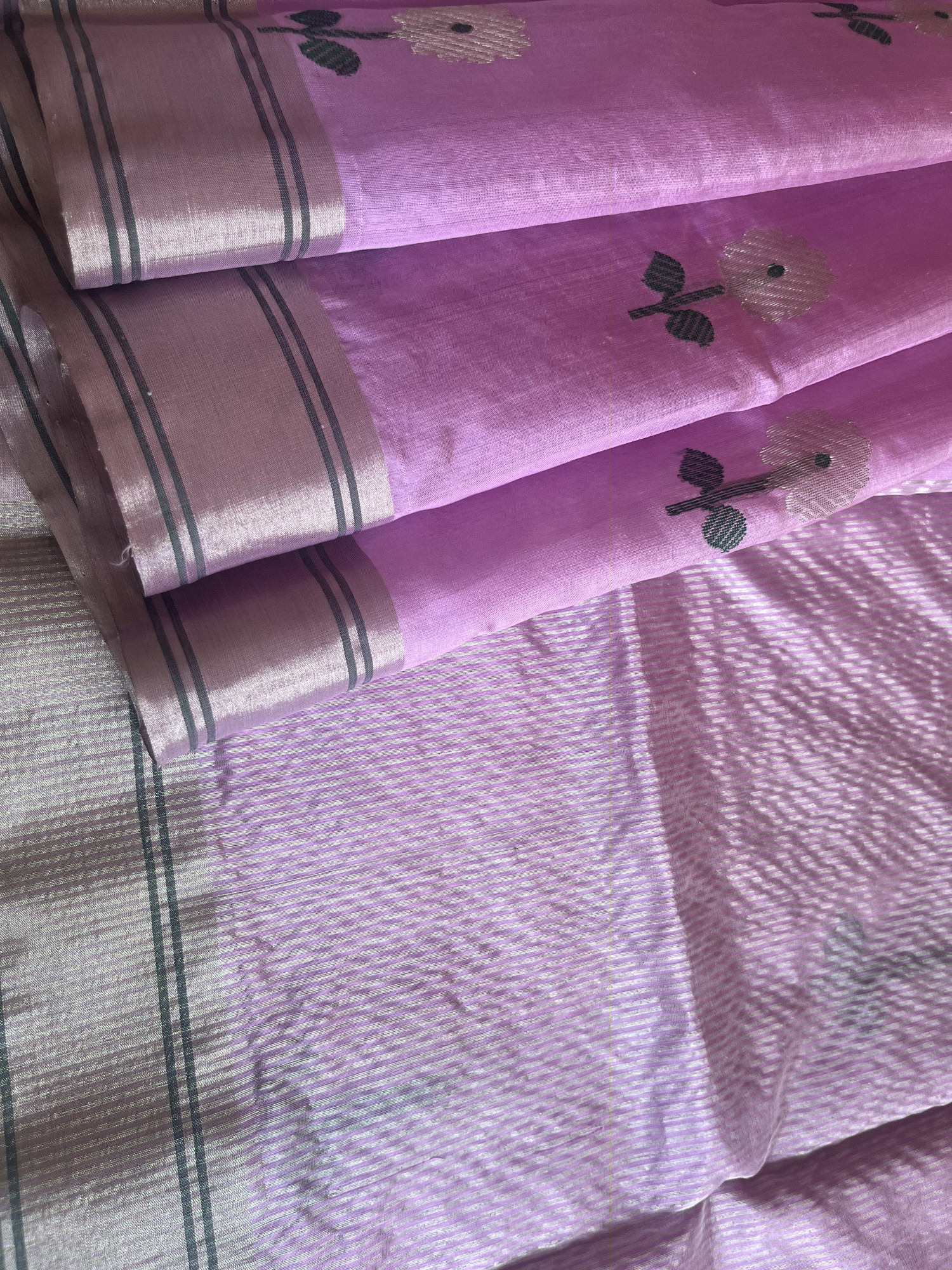 Chanderi Katan silk saree