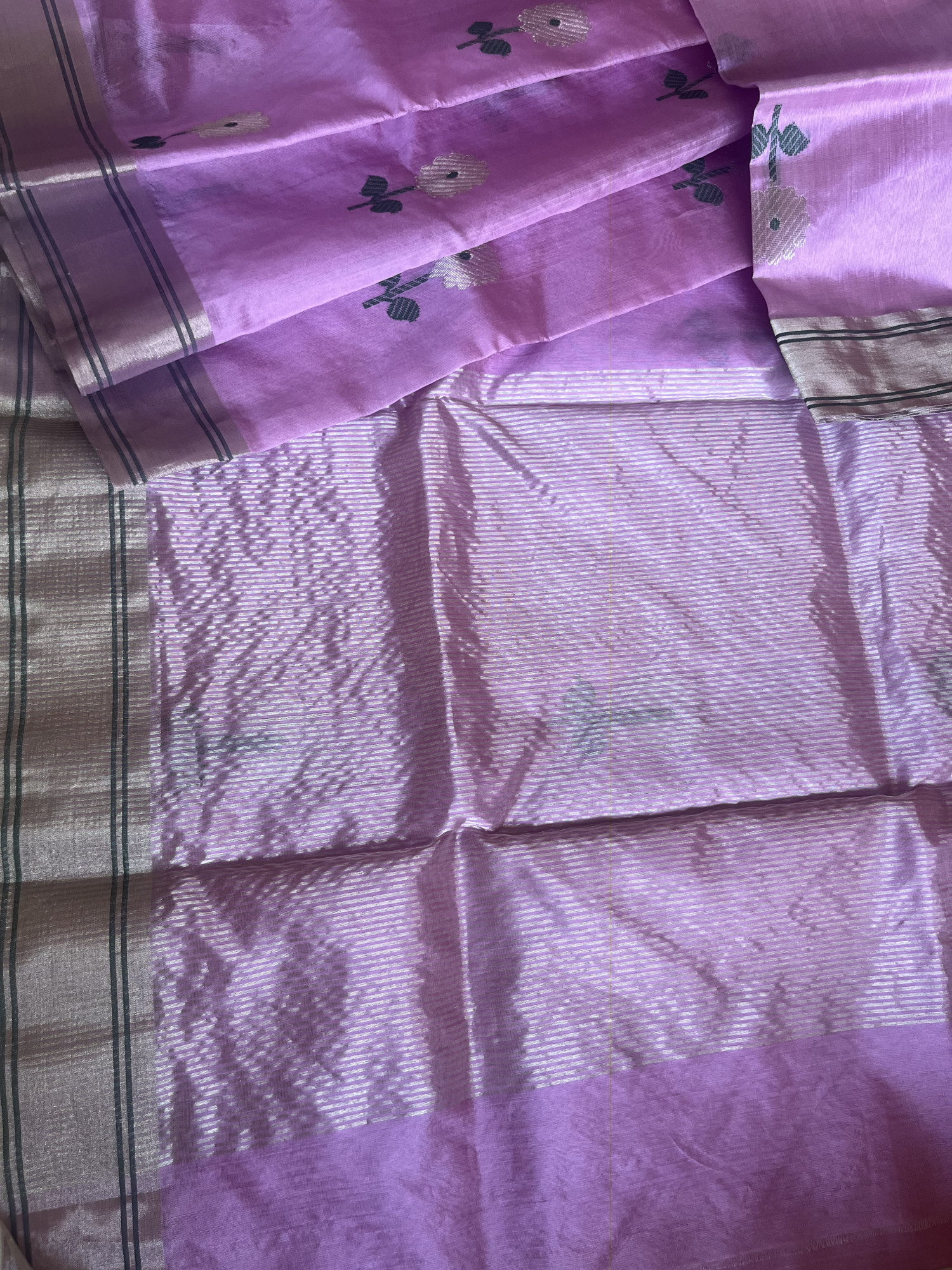 Chanderi Katan silk saree