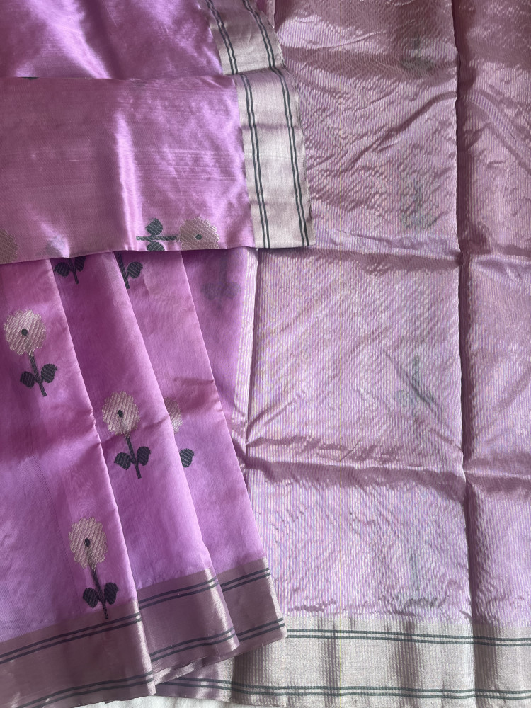Image of Chanderi Katan silk saree