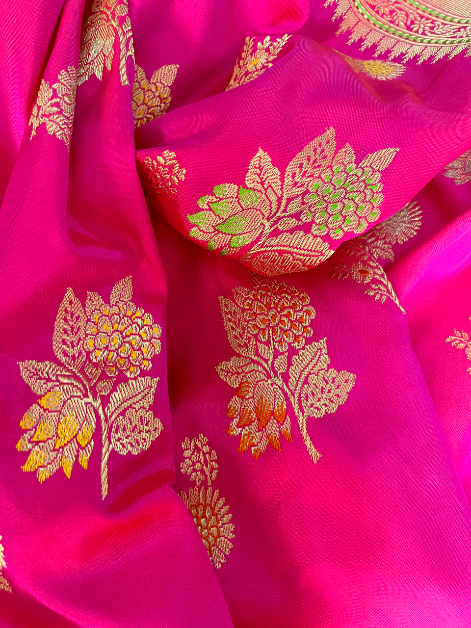 Banarasi Katan silk Ektara Jangla handloom saree