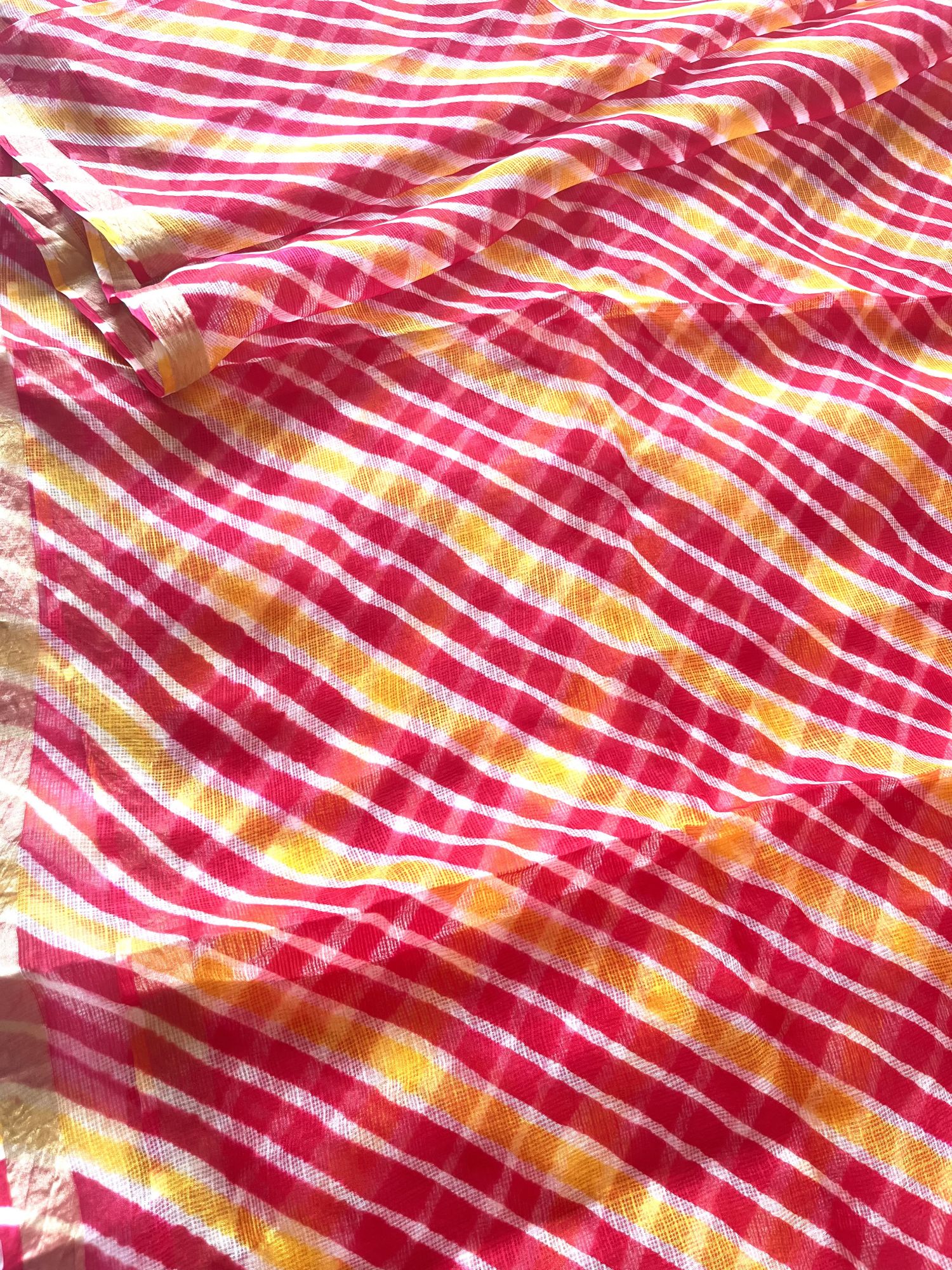 Kota silk Leheriya saree