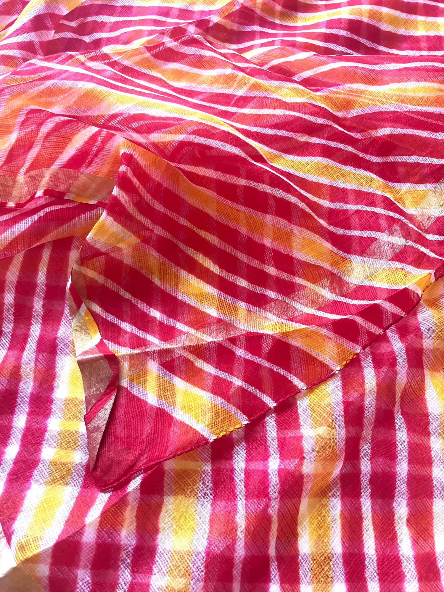 Kota silk Leheriya saree