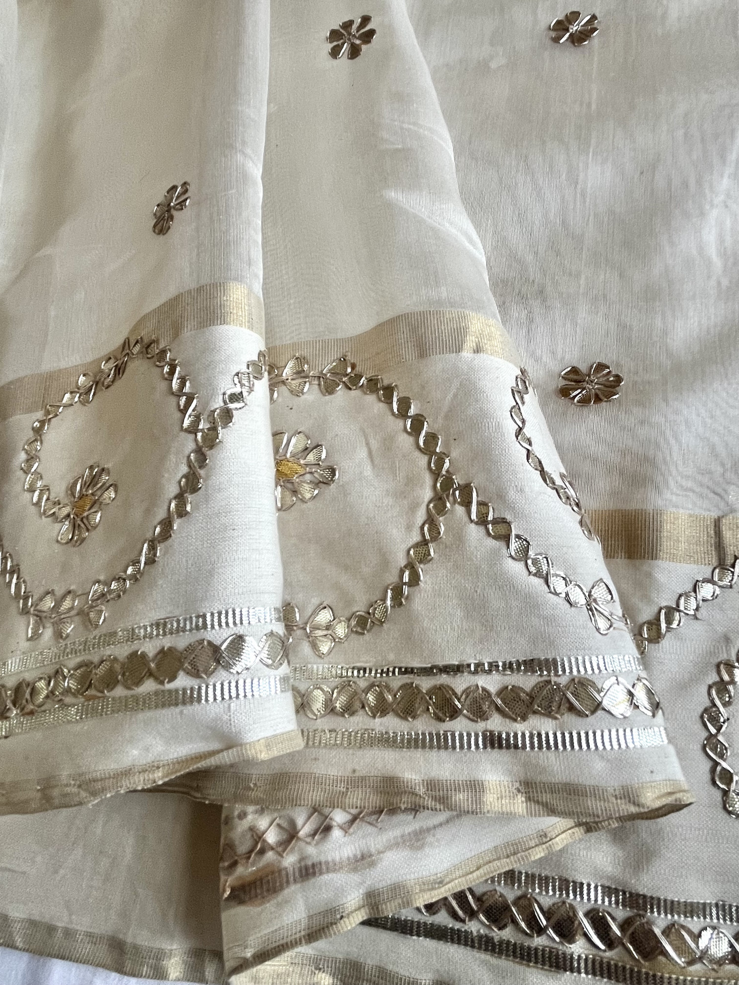 Gota Patti Chanderi handloom saree