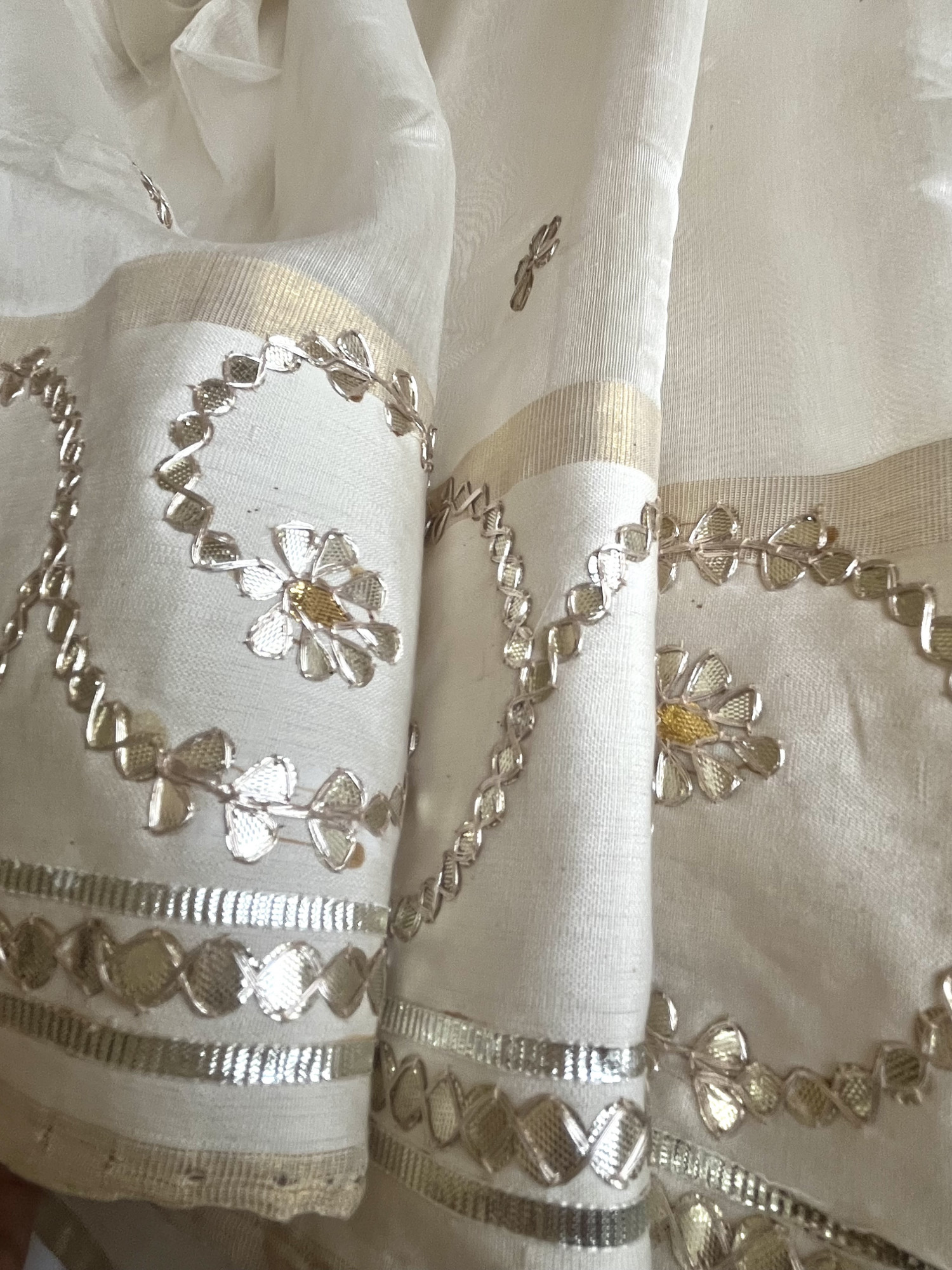 Gota Patti Chanderi handloom saree