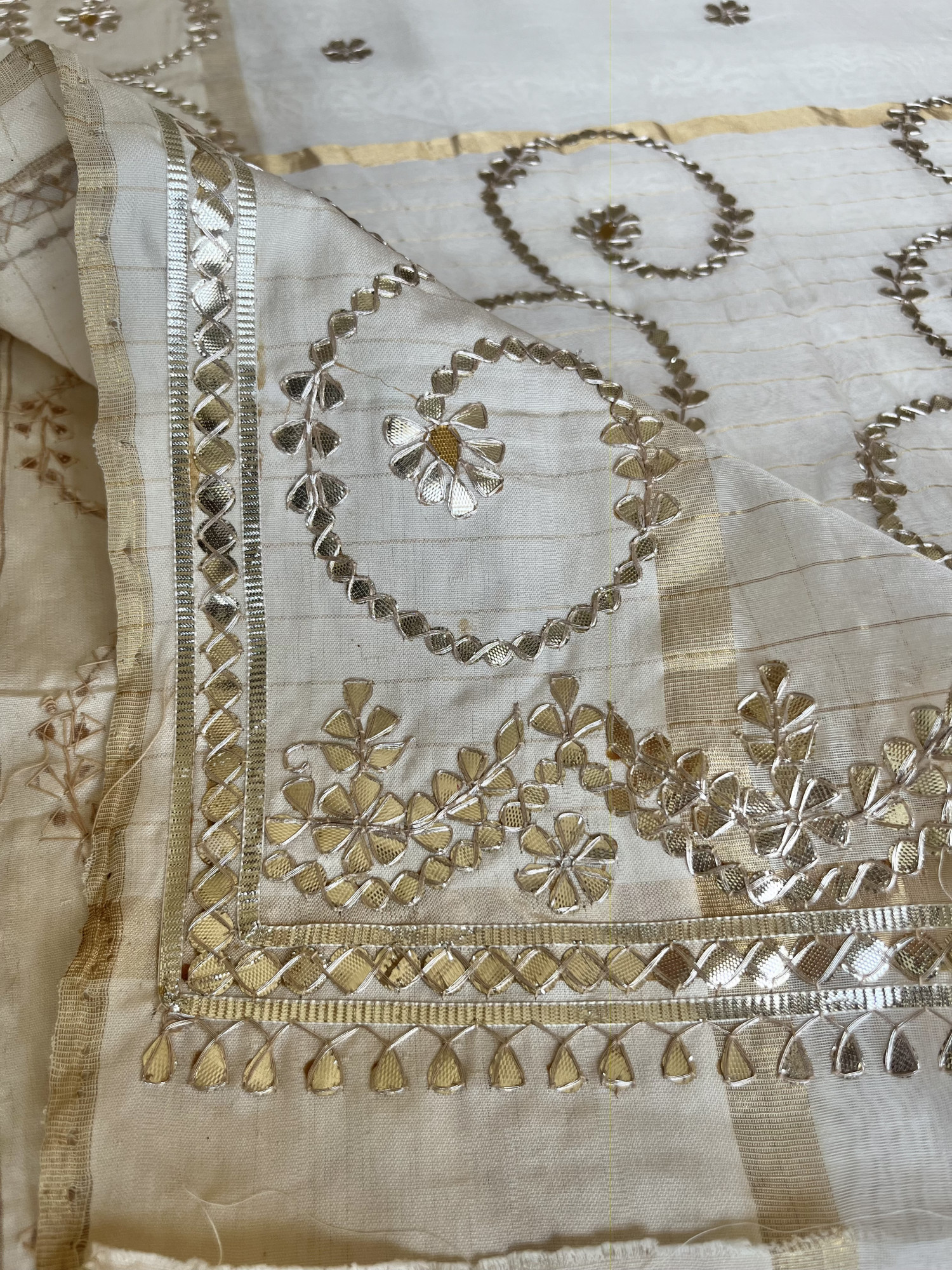 Gota Patti Chanderi handloom saree