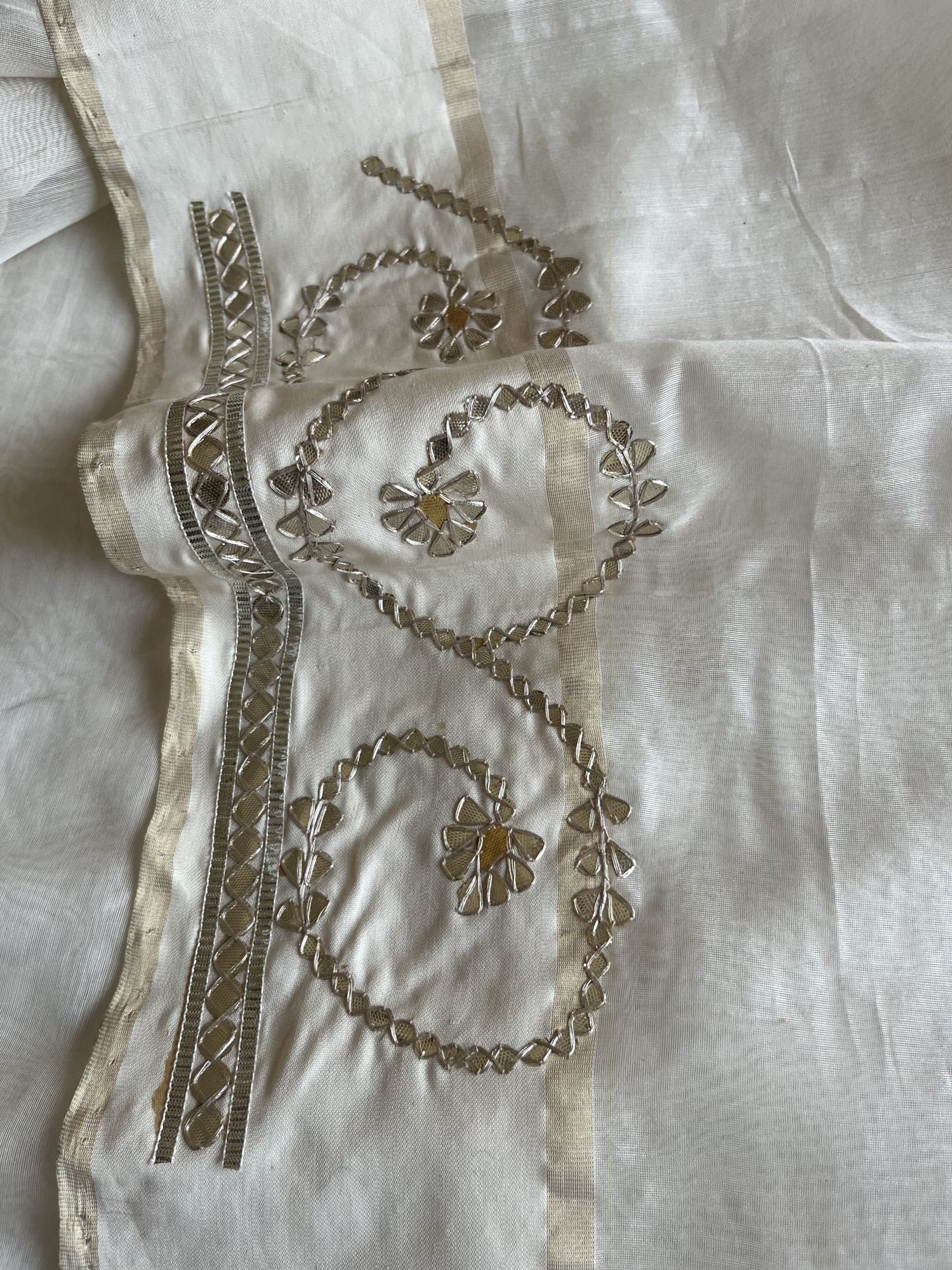 Gota Patti Chanderi handloom saree