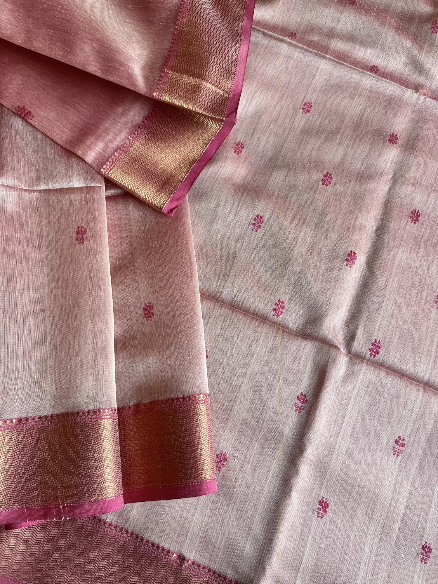 Maheshwari cotton-silk handloom saree