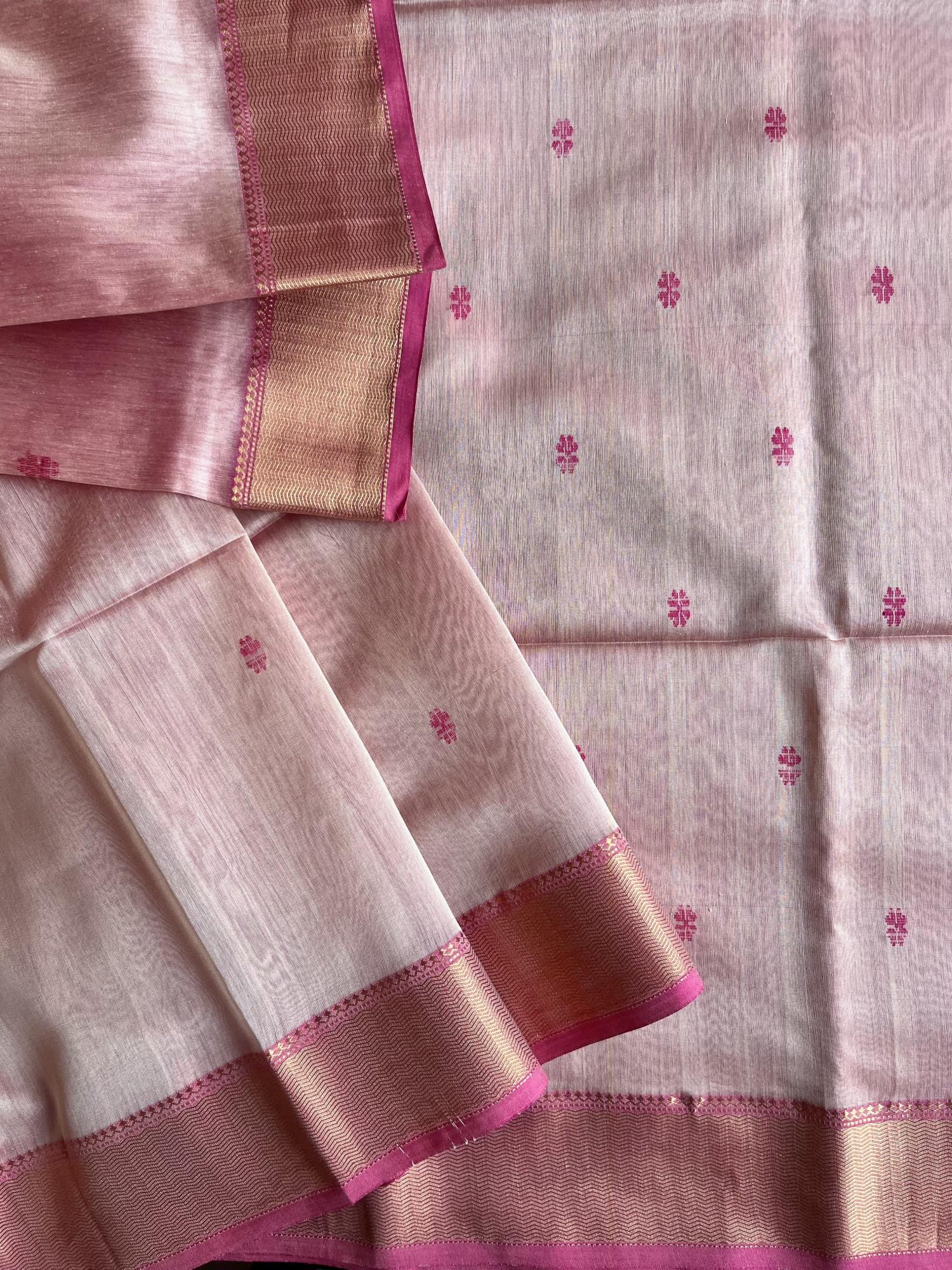 Maheshwari cotton-silk handloom saree