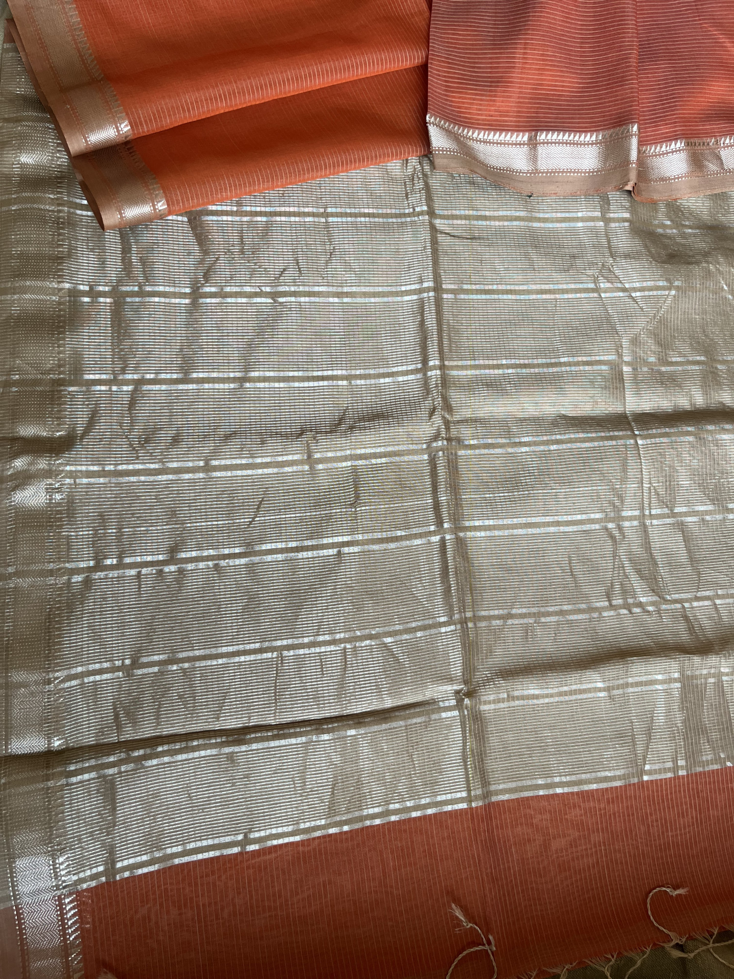 Maheshwari cotton-silk handloom saree