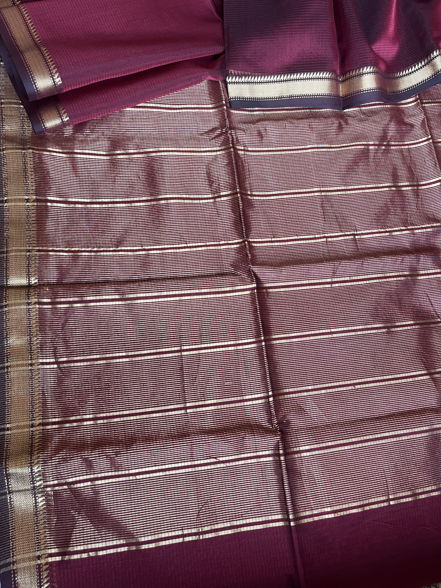 Maheshwari cotton-silk handloom saree