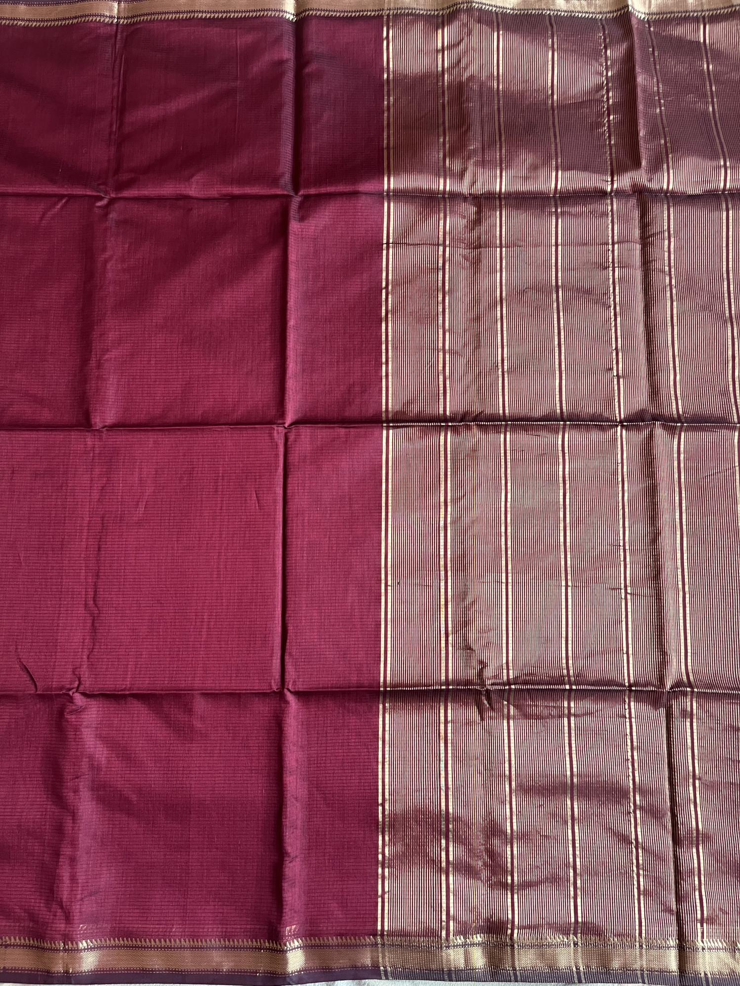 Maheshwari cotton-silk handloom saree