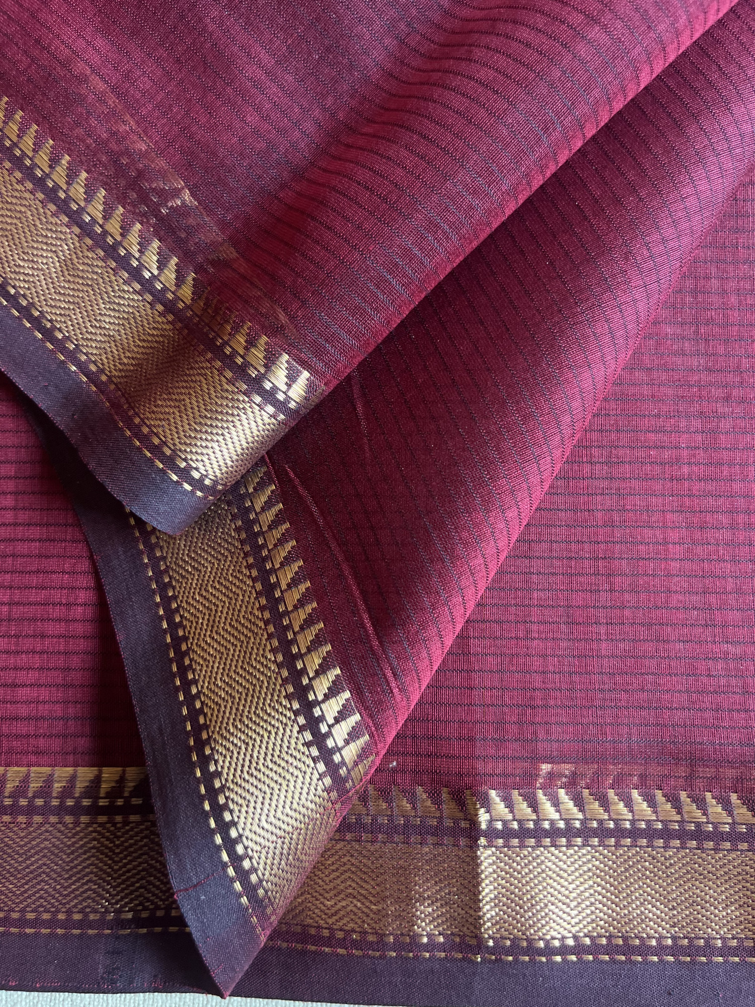 Maheshwari cotton-silk handloom saree
