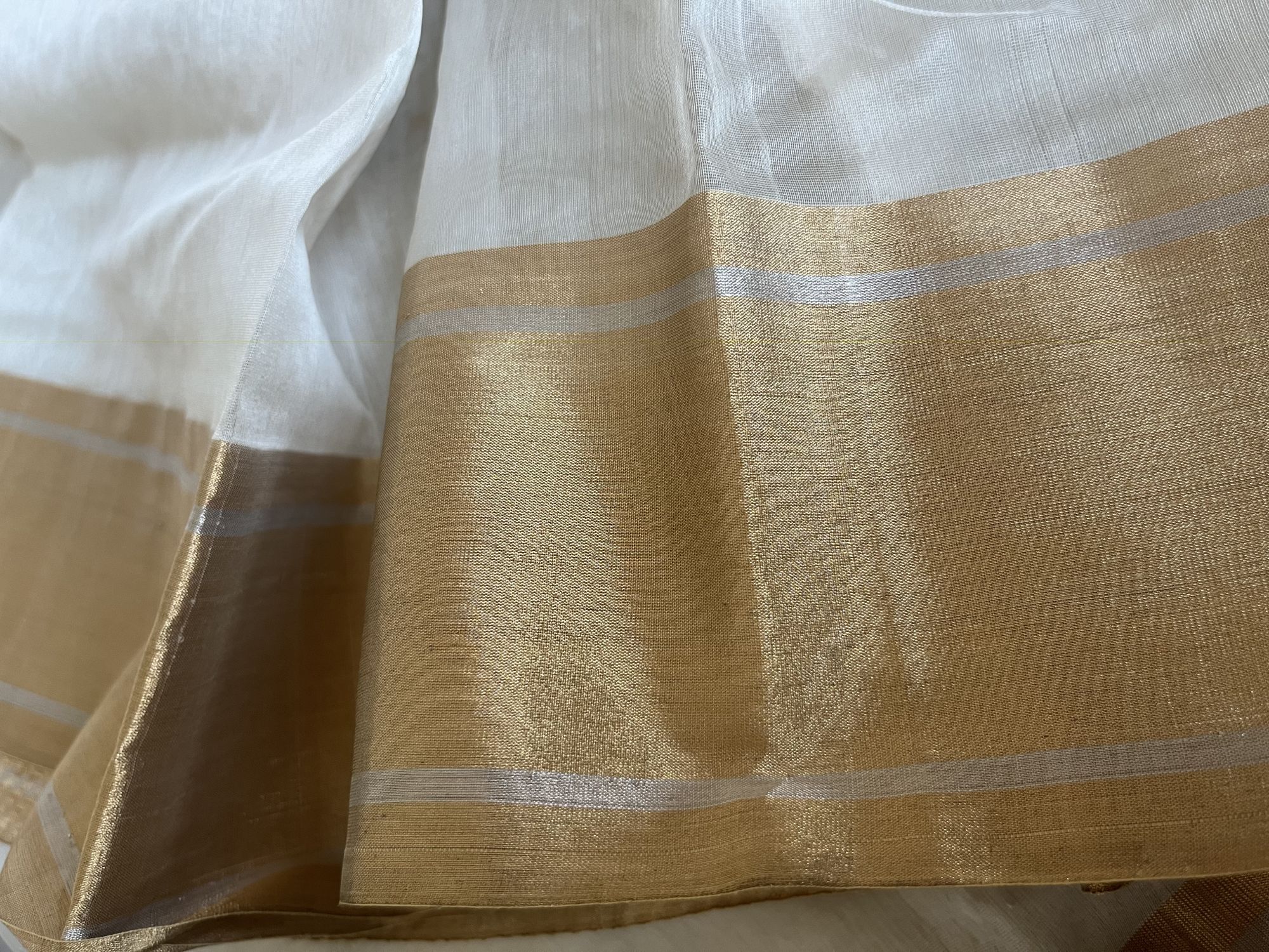 Chanderi Katan silk handloom saree