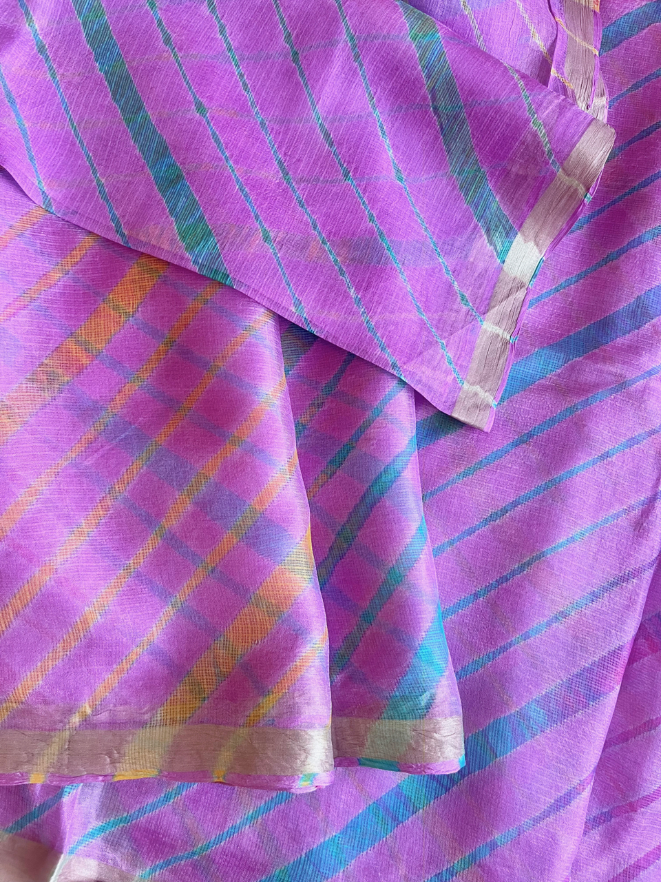 Leheriya Kota silk saree