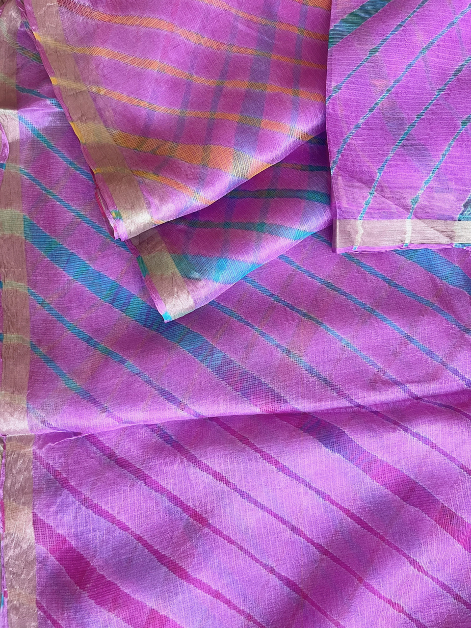 Leheriya Kota silk saree