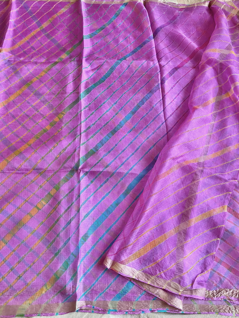 Leheriya Kota silk saree