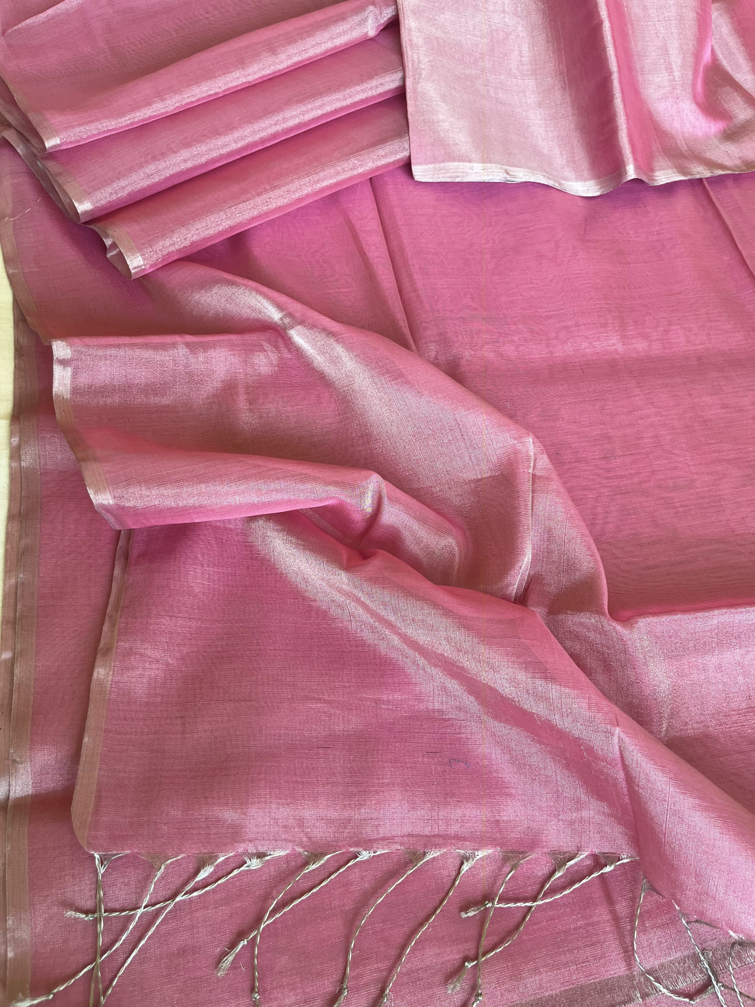 Maheshwari Tissue handloom saree