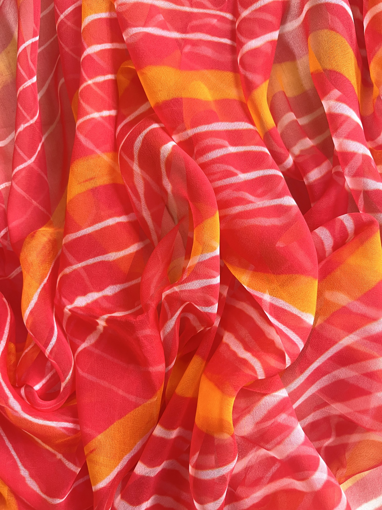 Leheriya georgette dupatta