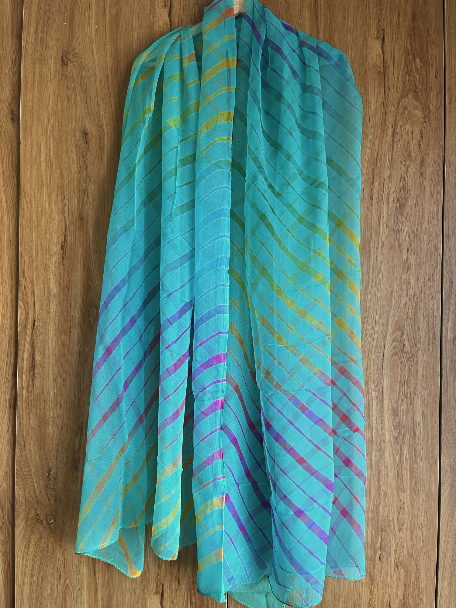 Leheriya georgette dupatta