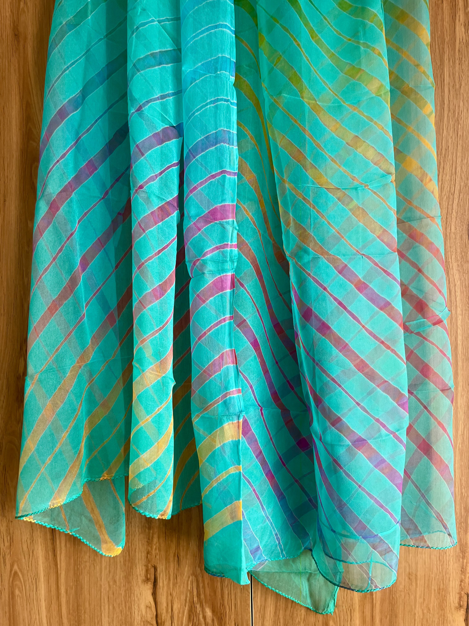 Leheriya georgette dupatta