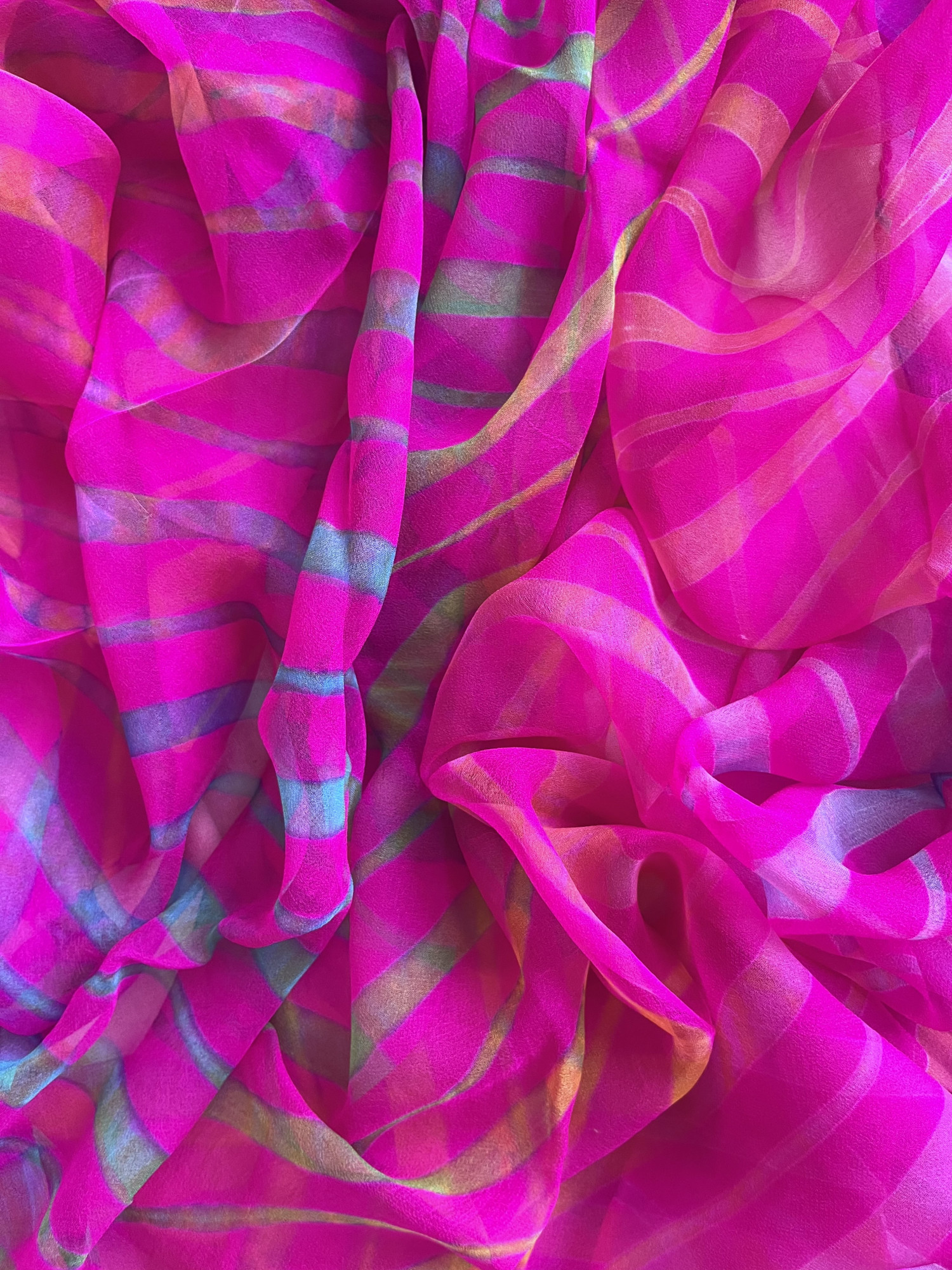 Leheriya georgette dupatta