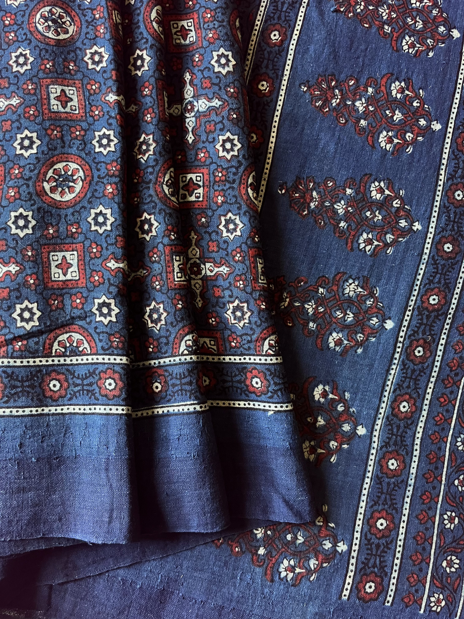 Ponduru handloom Ajrakh saree