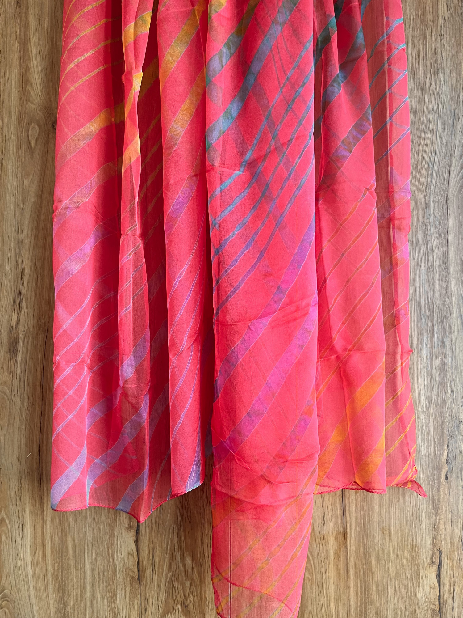 Leheriya georgette dupatta