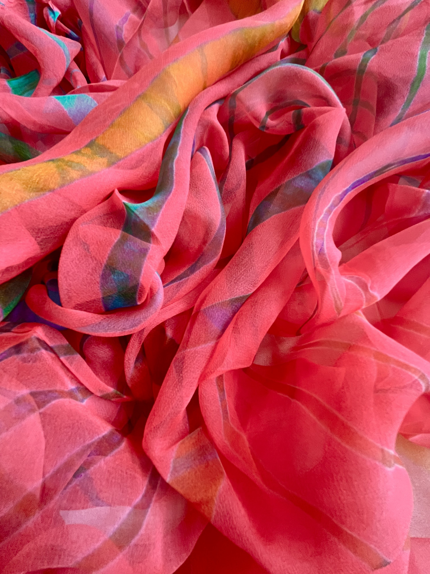 Leheriya georgette dupatta