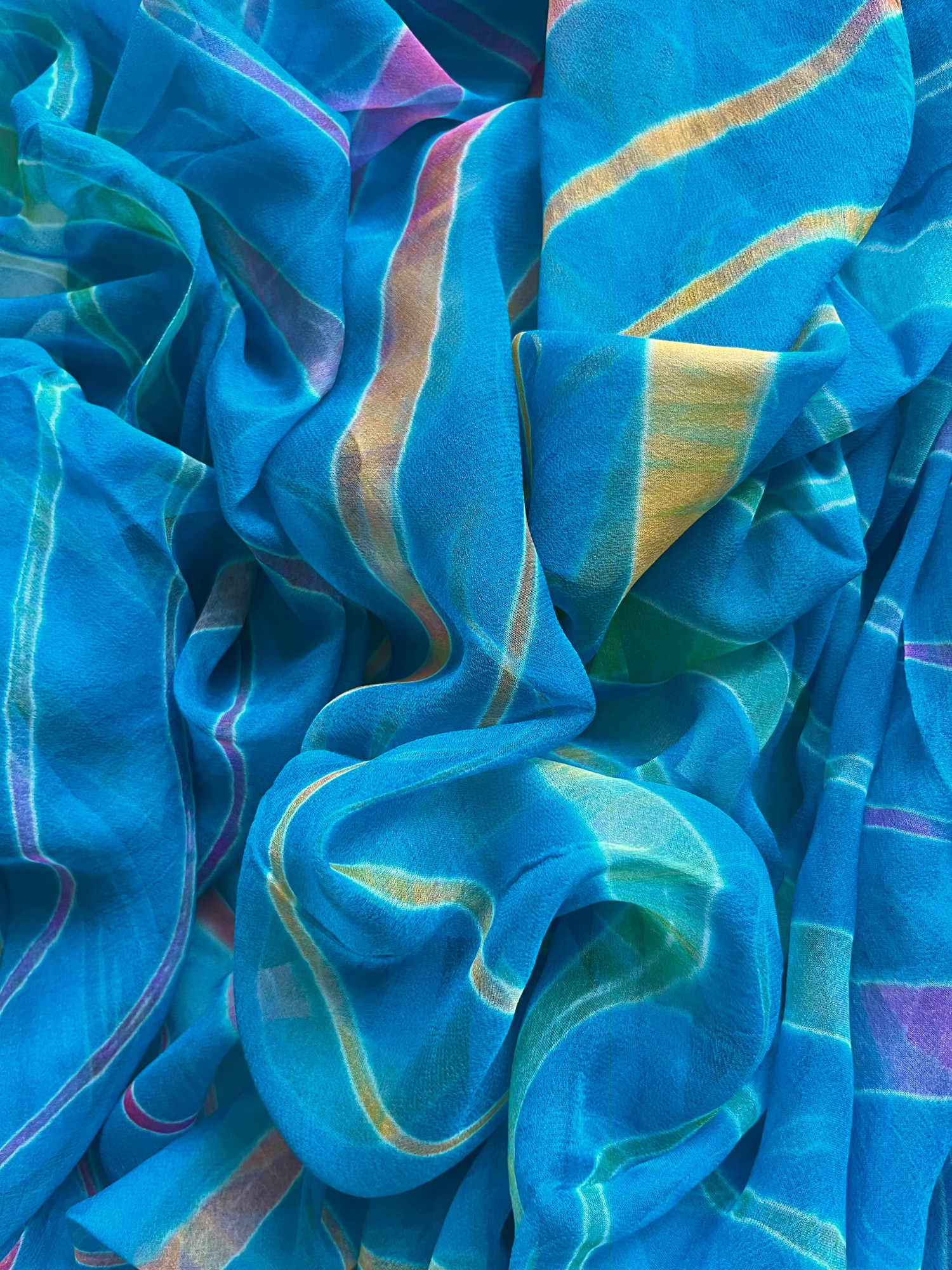 Leheriya georgette dupatta