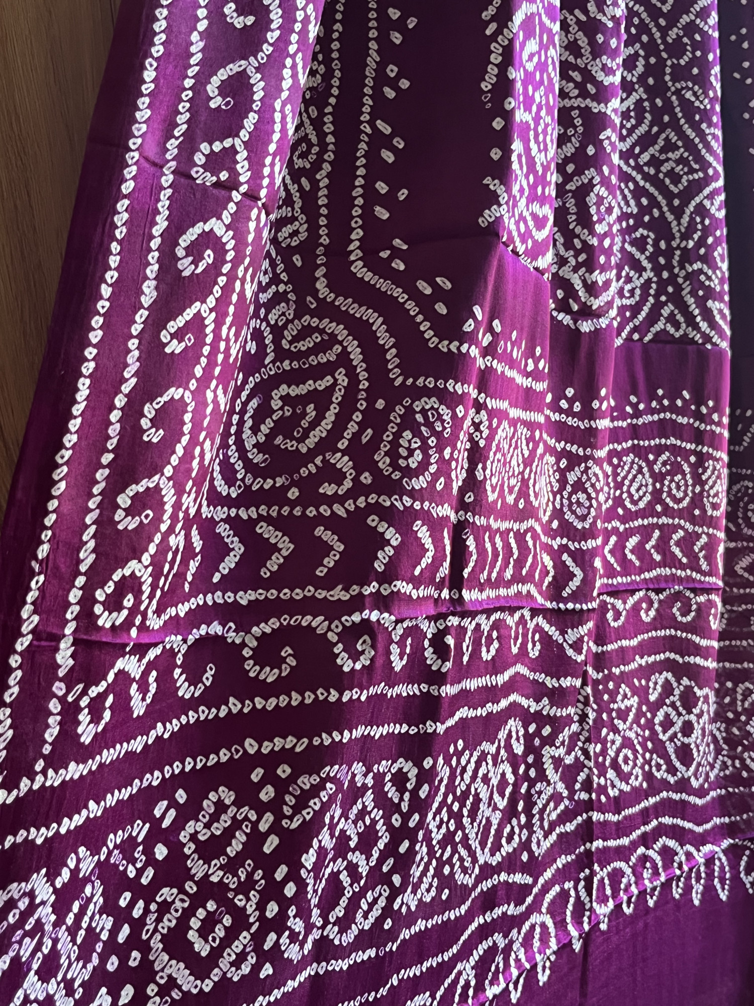 Gajji silk Bandhani dupatta