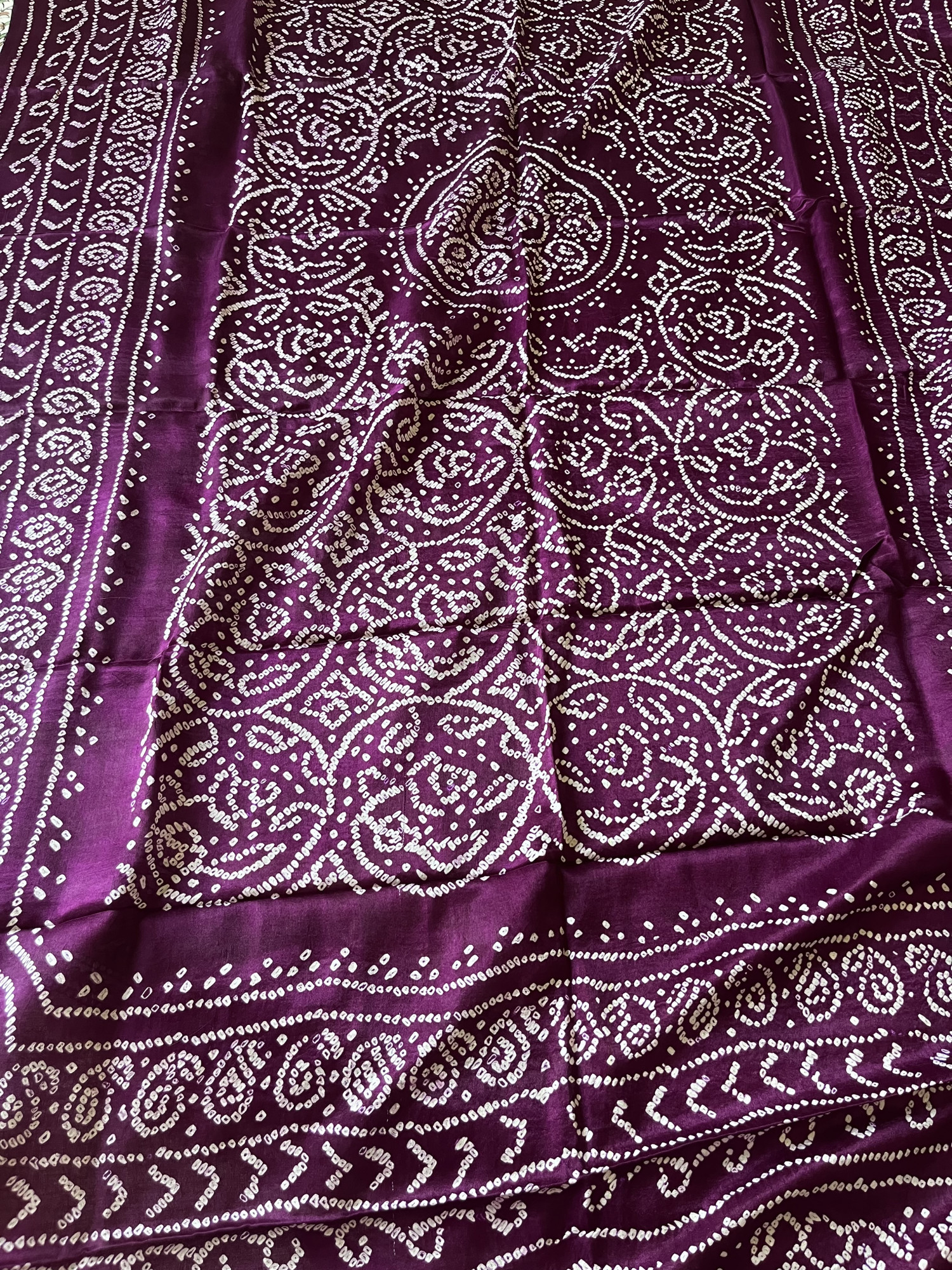 Gajji silk Bandhani dupatta