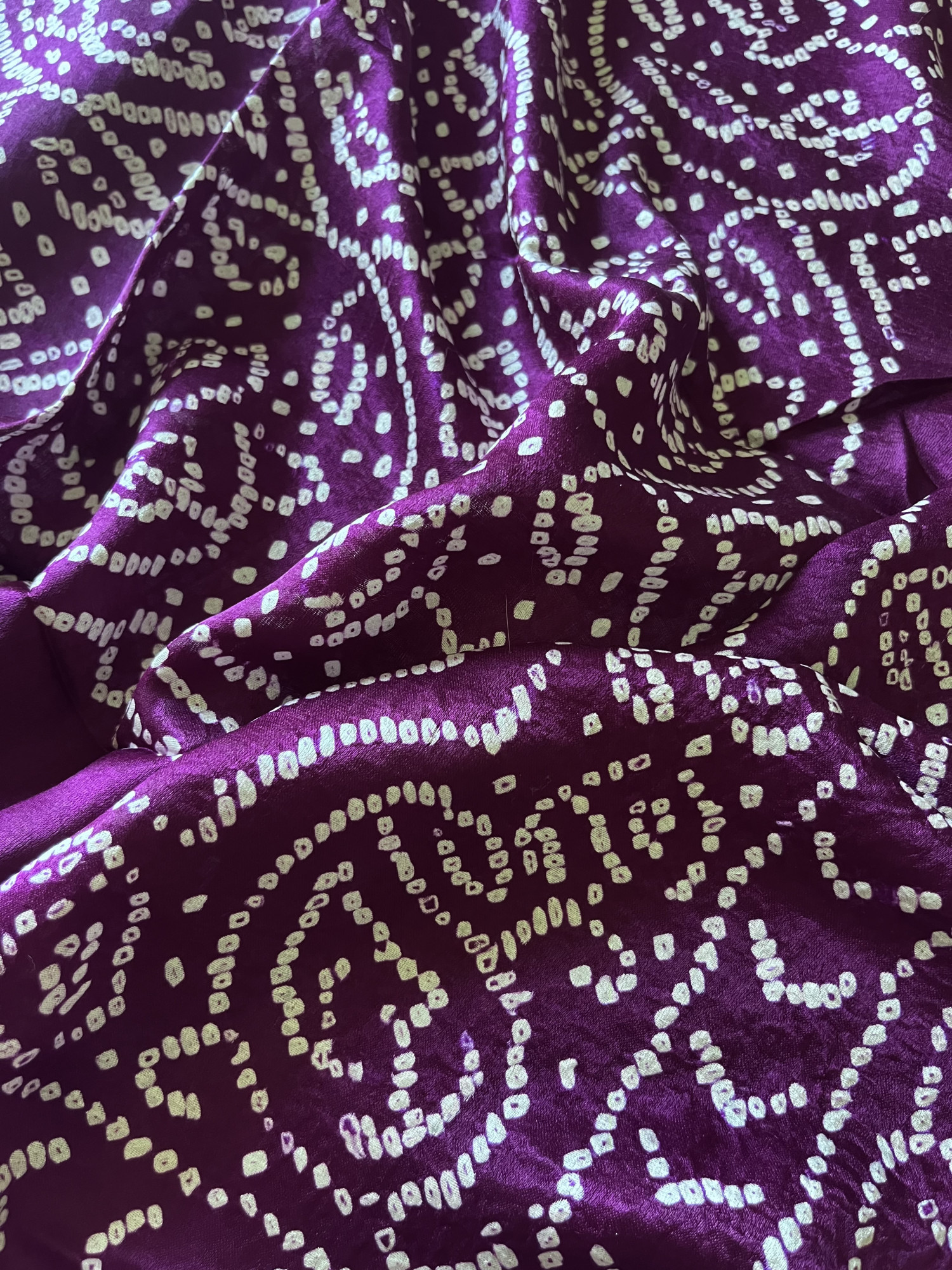 Gajji silk Bandhani dupatta