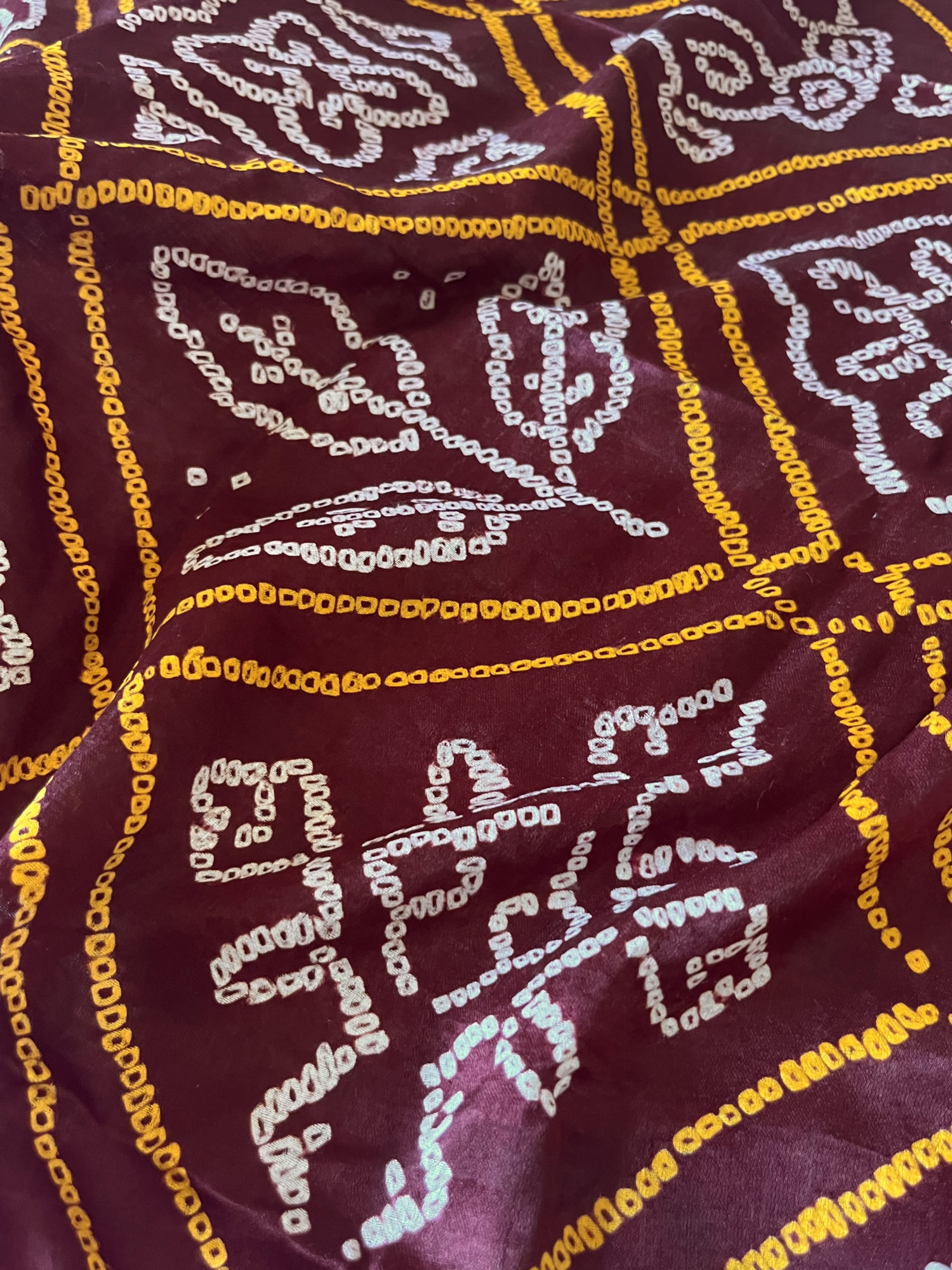 Gajji silk Bandhani dupatta