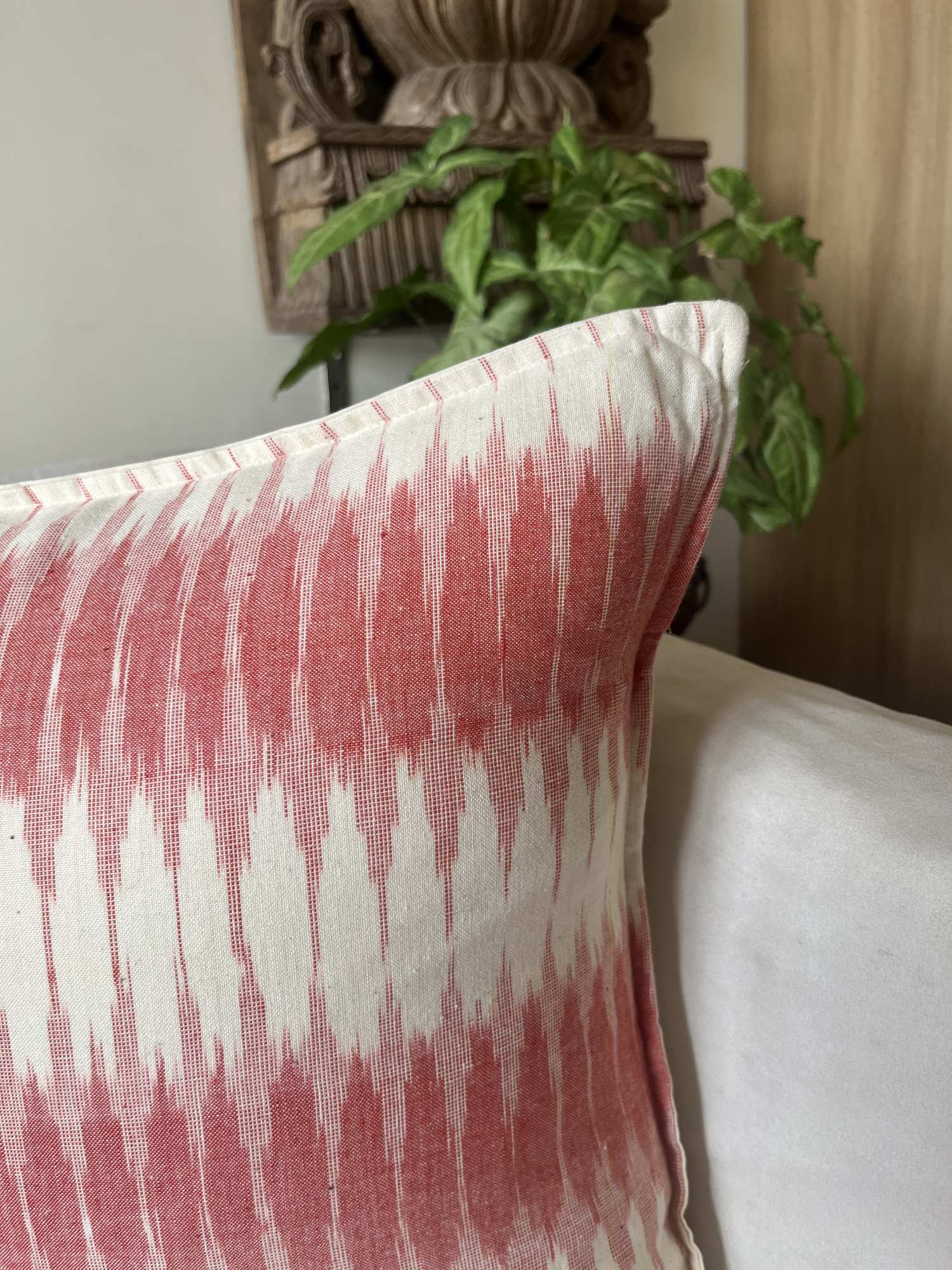 Ikat cushion cover 16 x 16 inches